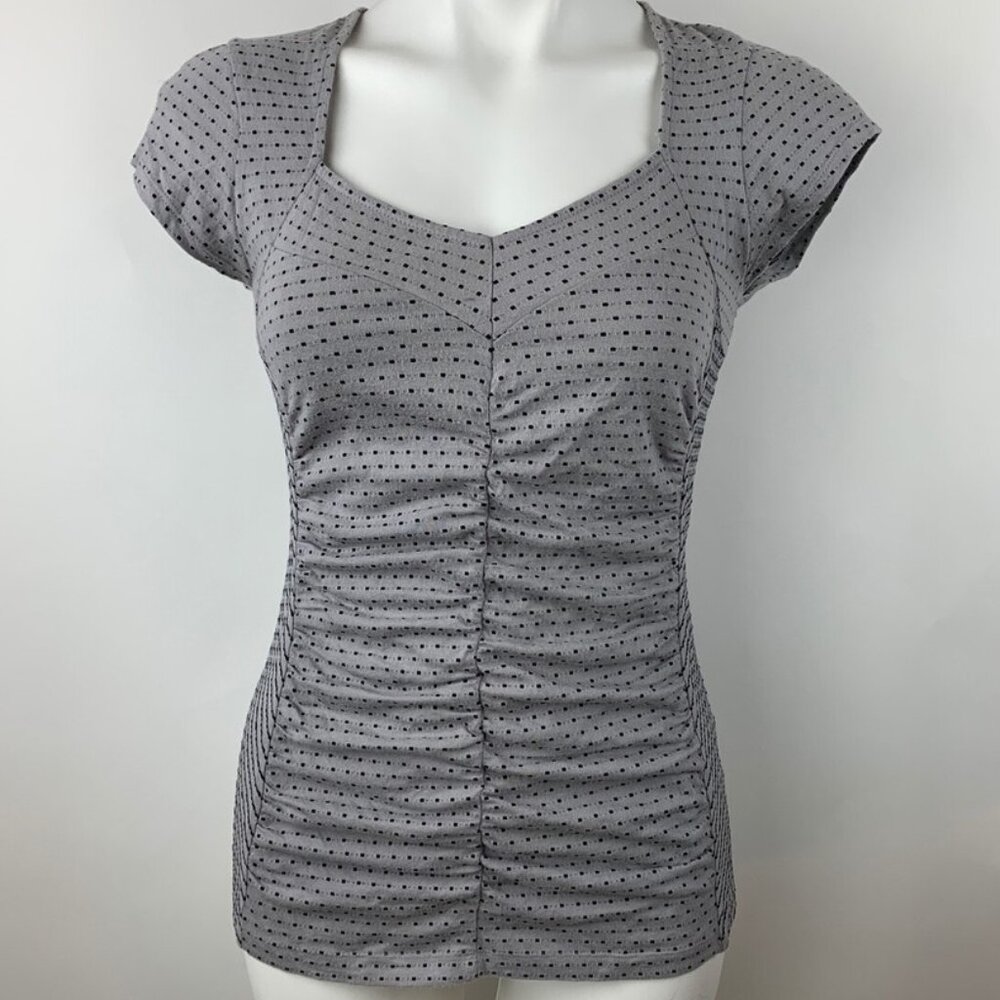 Anthropologie Postmark Cap Sleeve Top